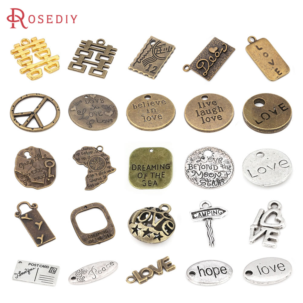 Vintage Tech Accessories - Vintage Style Zinc Alloy Words Love