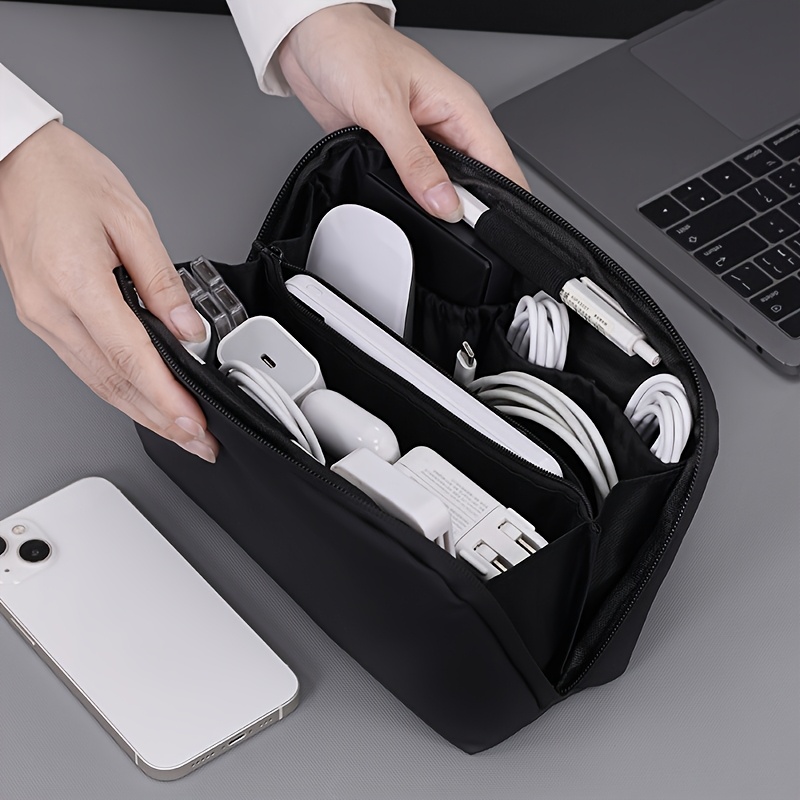 Compartment Tech Organizer Pou - Tech Accessories Travel 评论和价格