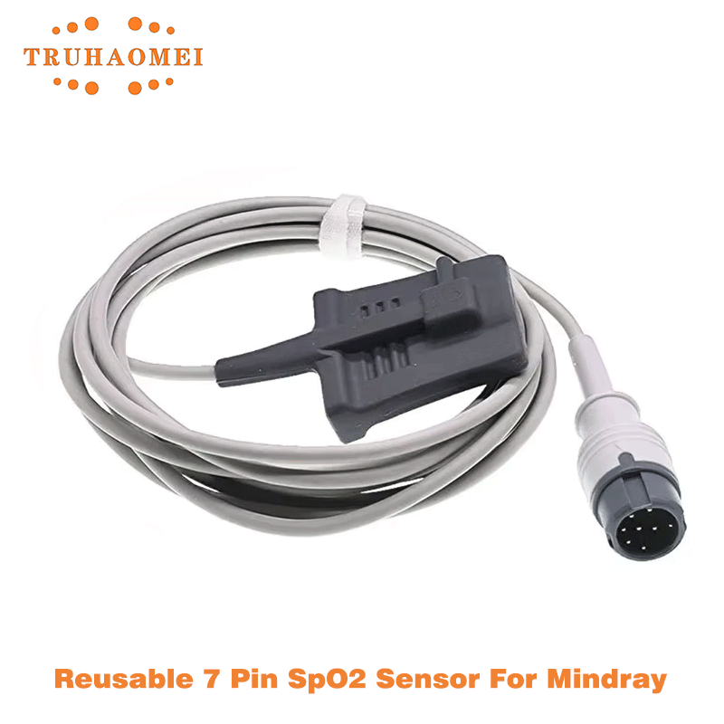 8 Pin Reusable SPO2 Sensor for - M Tech Accessories 评论和价格
