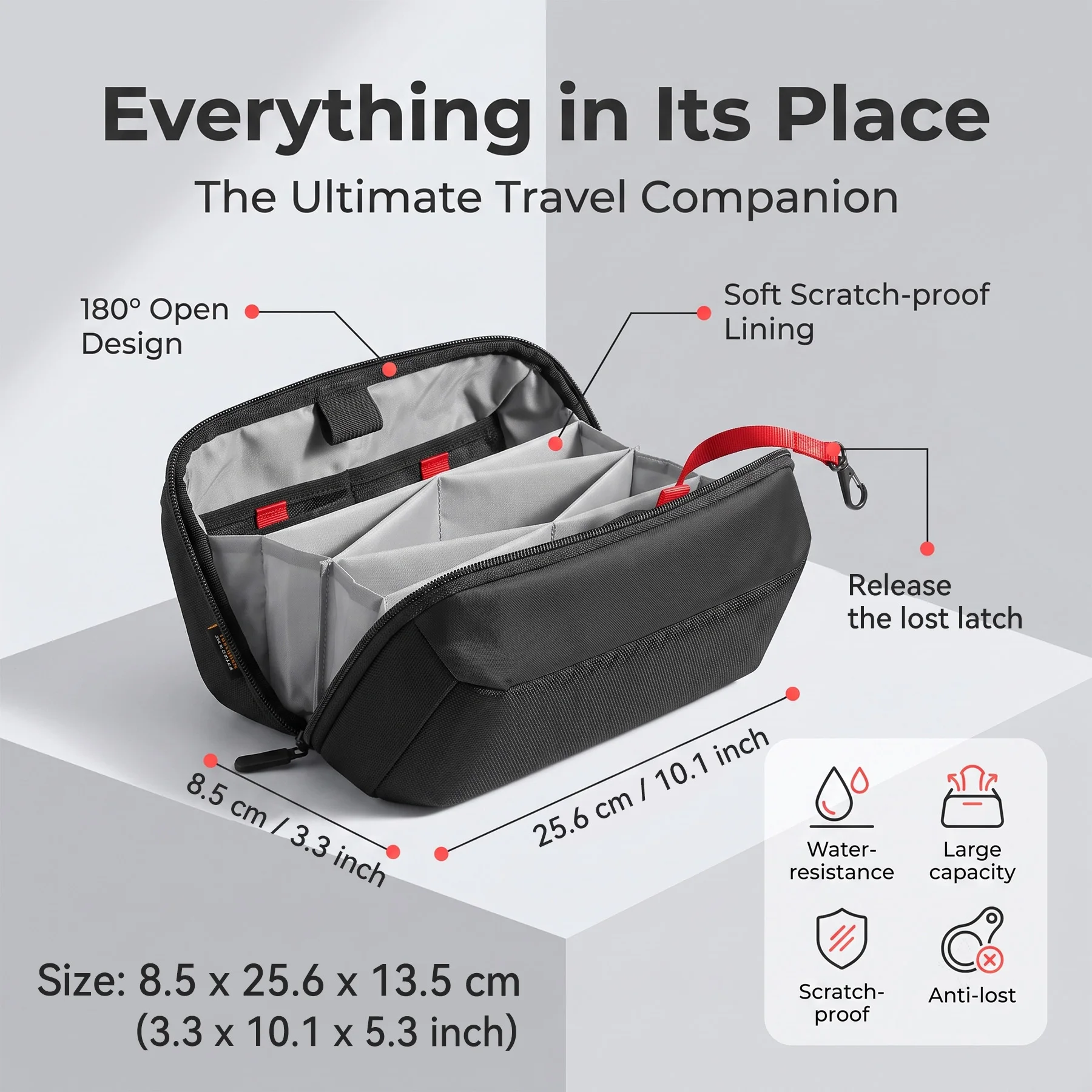 Travel Tech Organizer Pouch, W - Tech Accessories Travel 评论和价格