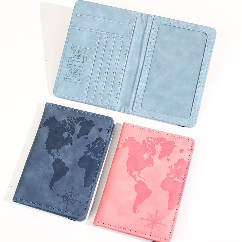 New Map Printed Passport Holde - Tech Accessories Travel 评论和价格