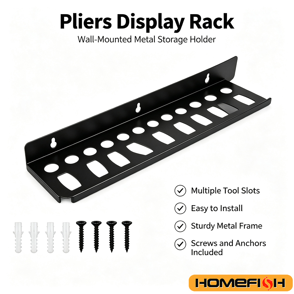 Wall Mount Tool Organizer Rack - Tech Accessories Holder 评论和价格