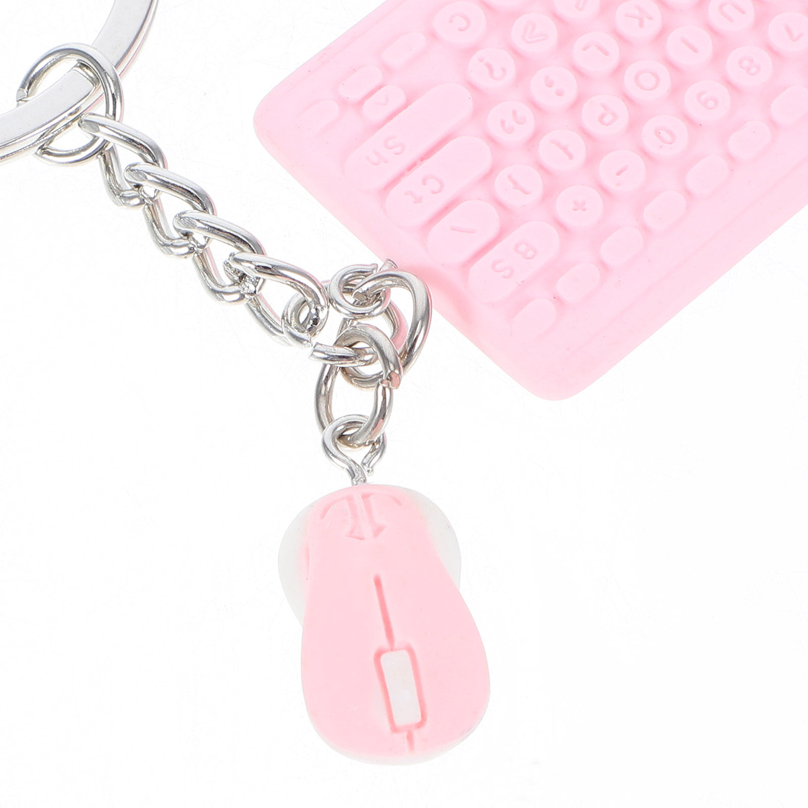 Mini Keyboard and Mouse Keycha - Tech Keychain Accessories 评论和价格