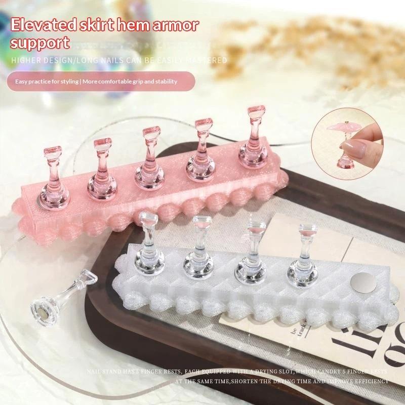 6Pcs/set Nail Holder Aurora Na - Tech Accessories Stand 评论和价格