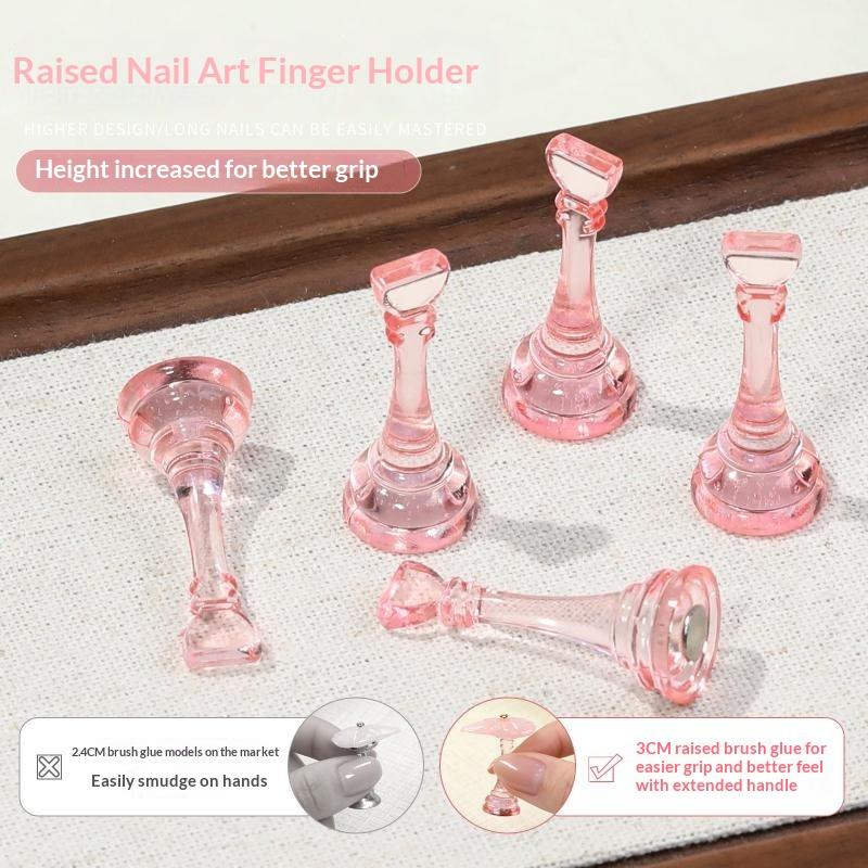 6Pcs/set Nail Holder Aurora Na - Tech Accessories Stand 评论和价格