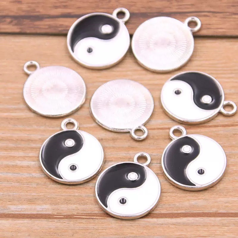 10/20pcs Alloy Tai Chi Charms  - Vintage Tech Accessories 评论和价格