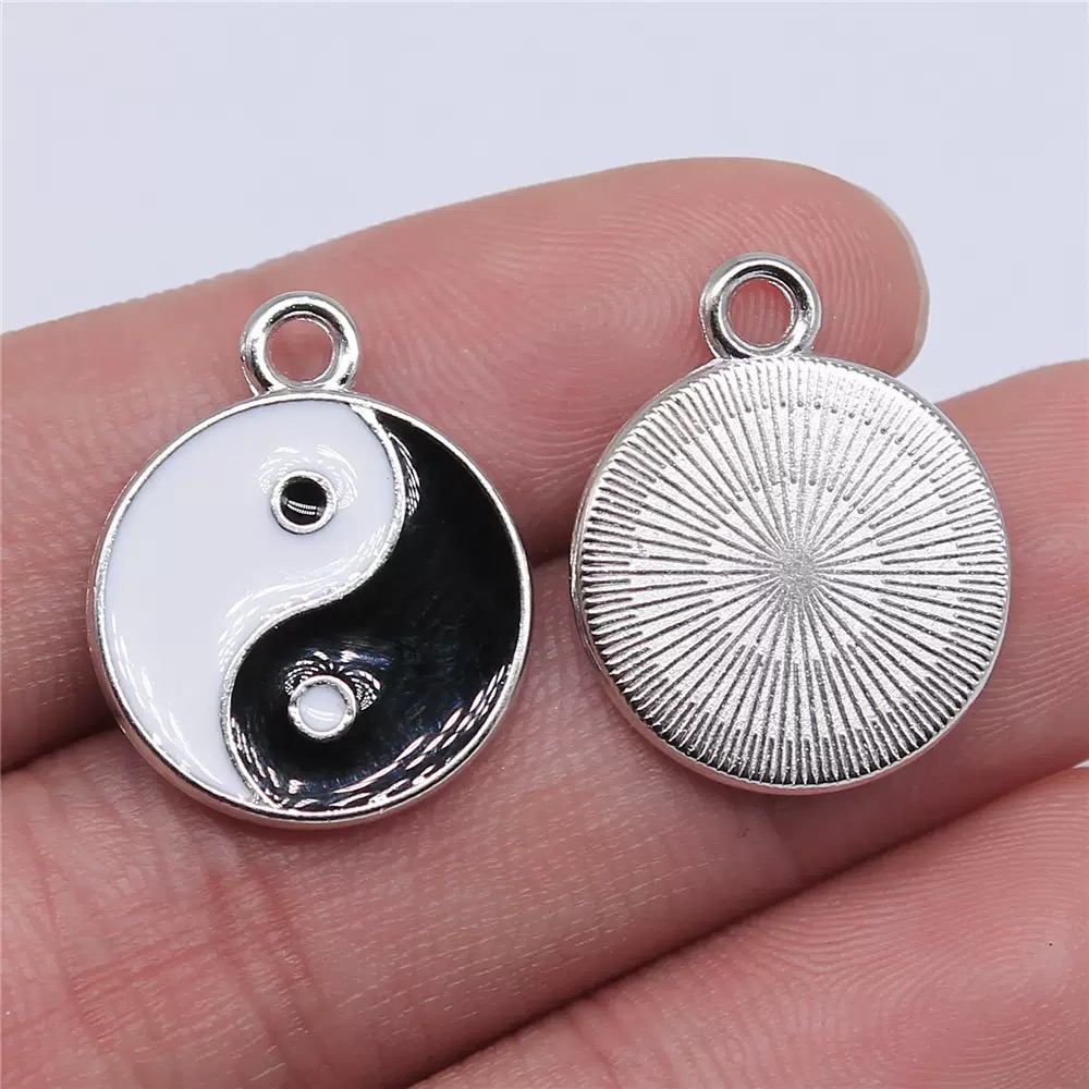 10/20pcs Alloy Tai Chi Charms  - Vintage Tech Accessories 评论和价格