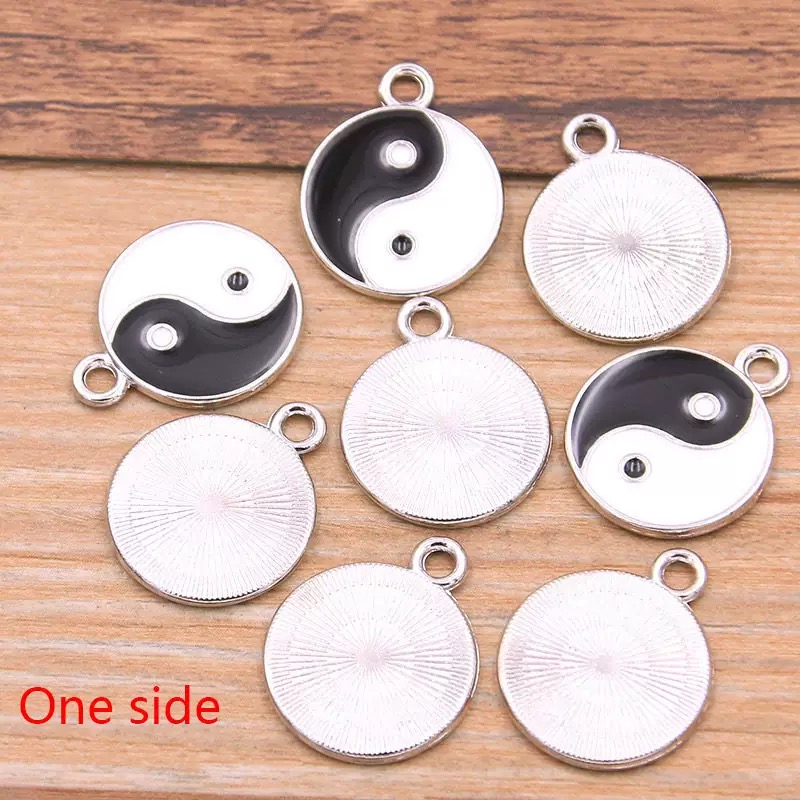 10/20pcs Alloy Tai Chi Charms  - Vintage Tech Accessories 评论和价格