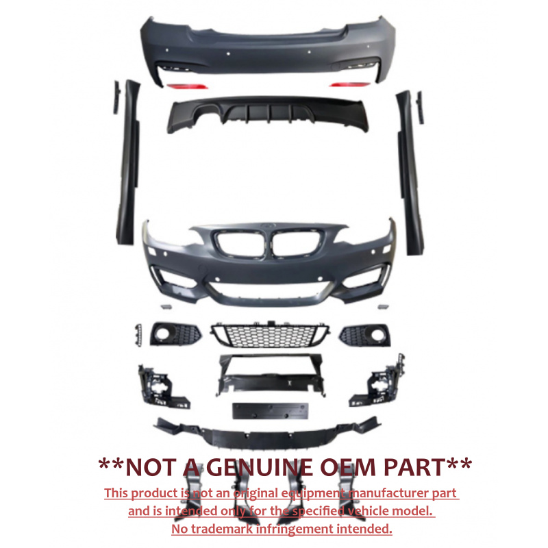 For BMW 2 Series F22 2014‑2021 - M Tech Accessories 评论和价格