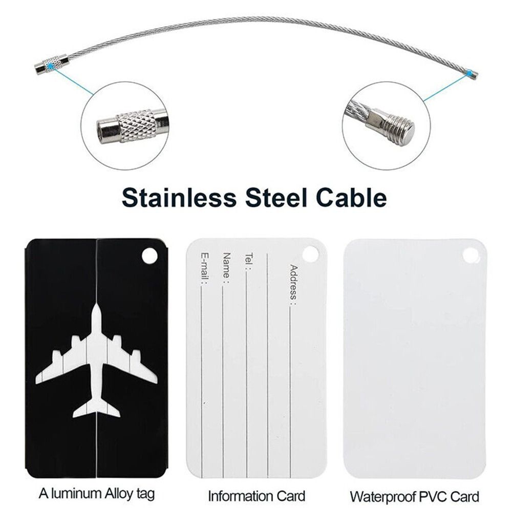 Aluminium Travel Luggage Tags  - Tech Accessories Travel 评论和价格