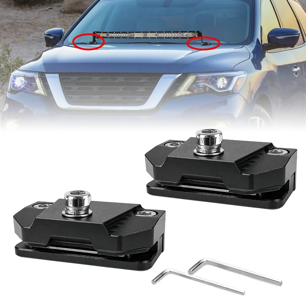 Universal 2Pcs Hood Mount Ligh - Tech Accessories Holder 评论和价格