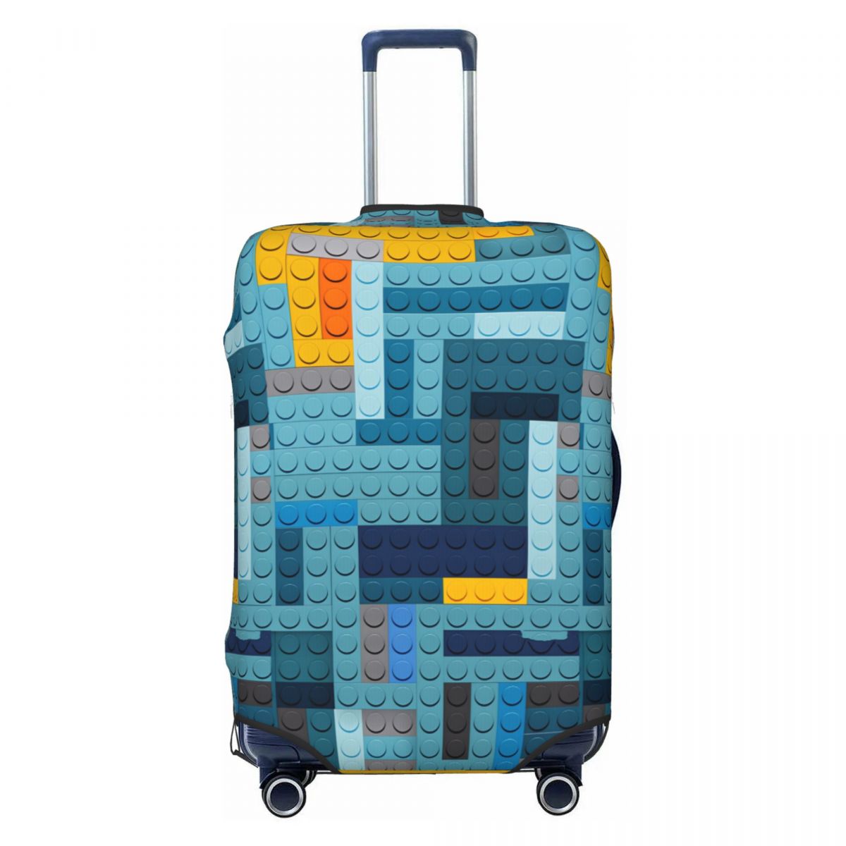 Blue Tech Pixel Building Block - Tech Accessories Travel 评论和价格