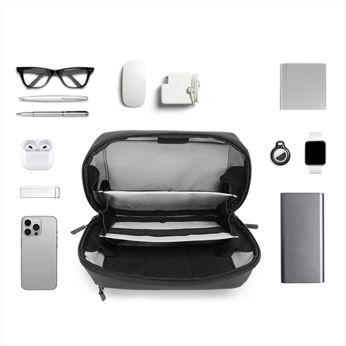 ☶❈＊♥AC1578-Waterproof Tech Pou - Tech Accessories Travel 评论和价格